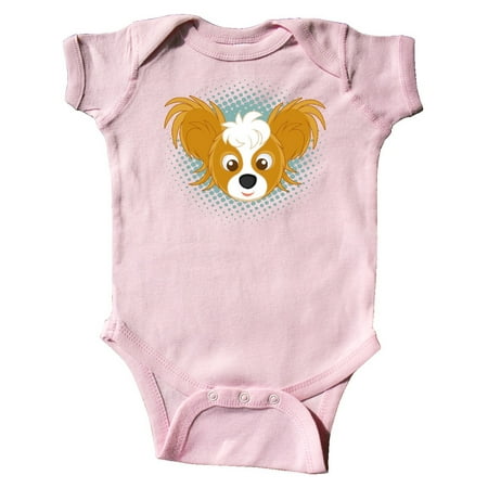 Inktastic Papillon Dog Gift Idea Gift Baby Boy or Baby Girl Bodysuit