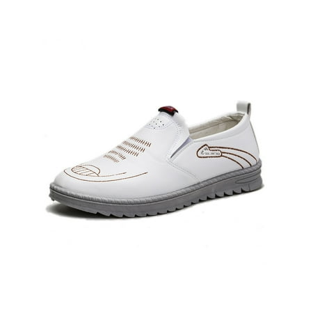 Ymiytan Men Flats Slip On Loafers Comfort Casual Shoes Business Dress Shoe Lightweight Classic White 6
Ymiytan Men Flats Slip On Loafers Comfort Casual Shoes Business Dress Shoe Lightweight Classic White 6