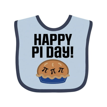 Inktastic Happy Pi Day School Math Party Gift Baby Boy or Baby Girl Bib