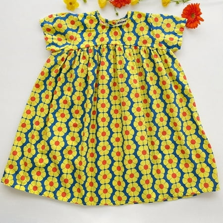 Bullpiano Children Dress Summer Flower Print Kids Girl Clothes Fashion Toddler Baby Girls Clothing Casual Dress 3-8Y
Bullpiano Children Dress Summer Flower Print Kids Girl Clothes Fashion Toddler Baby Girls Clothing Casual Dress 3-8Y