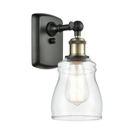 Innovations Lighting 516-1W Ellery Ellery 9 Tall Bathroom Sconce - Black