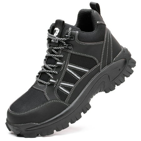 Ecetana Steel Toe Boots for Men Industrial Construction Anti-puncture Work Safety Shoes
Ecetana Steel Toe Boots for Men Industrial Construction Anti-puncture Work Safety Shoes
