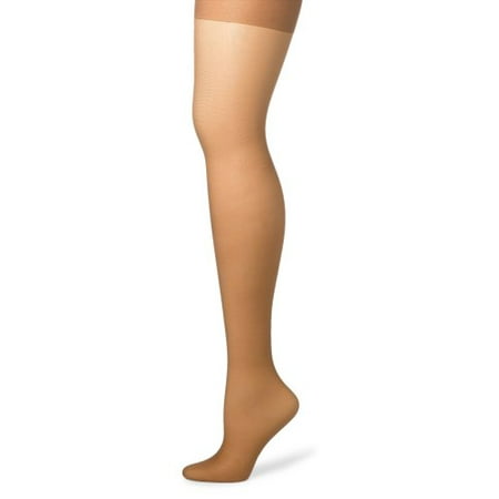 Hanes Women s Silk Reflections Silky Control Top Sheer Toe Pantyhose 3 pairs