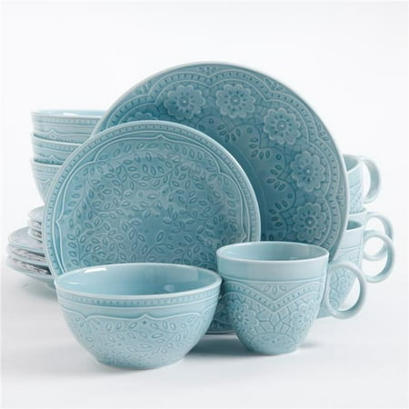 92456.16 Alemany 16 Pieces Dinnerware Set Aqua