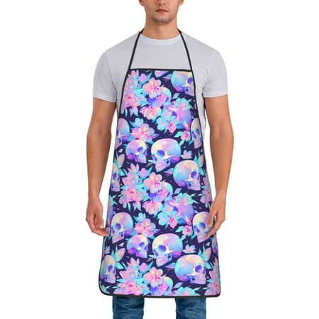 Tideii pinkk flower crystal Skull for Tie-up Apron Unisex Waterproof and Stain-Resistant Bib Apron for Kitchen Garden Painting
Tideii pinkk flower crystal Skull for Tie-up Apron Unisex Waterproof and Stain-Resistant Bib Apron for Kitchen Garden Painting