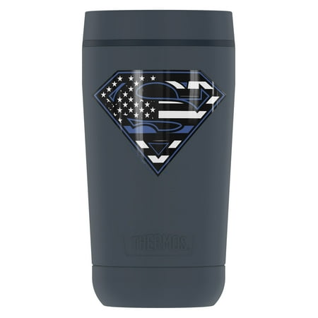 Superman Thin Blue Line Flag Shield Logo GUARDIAN COLLECTION BY THERMOS Stainless Steel Travel Tumbler Vacuum insulated & Double Wall 12oz
Superman Thin Blue Line Flag Shield Logo GUARDIAN COLLECTION BY THERMOS Stainless Steel Travel Tumbler Vacuum insulated & Double Wall 12oz