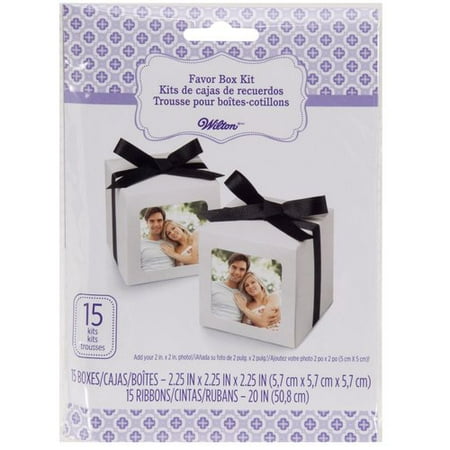 15 Photo Party Favor Boxes Wedding Table Custom Gift Picture Treat ...