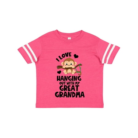 Inktastic Monkey I Love Hanging out with My Great Grandma Gift Toddler Boy or Toddler Girl T-Shirt
Inktastic Monkey I Love Hanging out with My Great Grandma Gift Toddler Boy or Toddler Girl T-Shirt