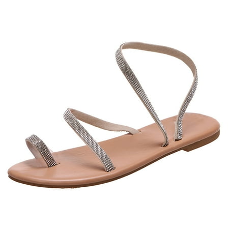 TAIAOJING Women Sandals Summer Rhinestone Set Toe Roman Flat Casual Sandals Fashion Shoes Zapatos
TAIAOJING Women Sandals Summer Rhinestone Set Toe Roman Flat Casual Sandals Fashion Shoes Zapatos