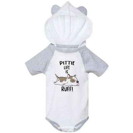 Inktastic Pittie Life is Ruff! Spotted Pit Bull Gift Baby Boy or Baby Girl Bodysuit
Inktastic Pittie Life is Ruff! Spotted Pit Bull Gift Baby Boy or Baby Girl Bodysuit