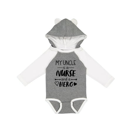 Inktastic My Uncle is a Nurse and a Hero Gift Baby Boy or Baby Girl Long Sleeve Bodysuit
Inktastic My Uncle is a Nurse and a Hero Gift Baby Boy or Baby Girl Long Sleeve Bodysuit