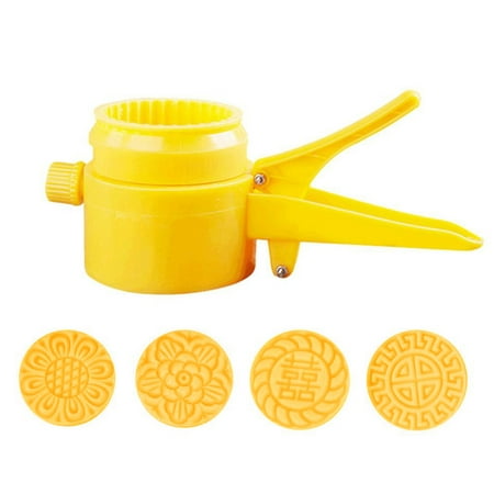 danNing 1 Set Moon Cake Mold Non-slip Good Grip Plastic Hand Press Moon Cake Maker for Autumn Festival
danNing 1 Set Moon Cake Mold Non-slip Good Grip Plastic Hand Press Moon Cake Maker for Autumn Festival
