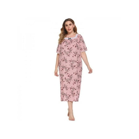 Dragonus Plus Size Casual Nights Women s Square Neck Short Sleeve Lace Floral Nightgown
Dragonus Plus Size Casual Nights Women s Square Neck Short Sleeve Lace Floral Nightgown