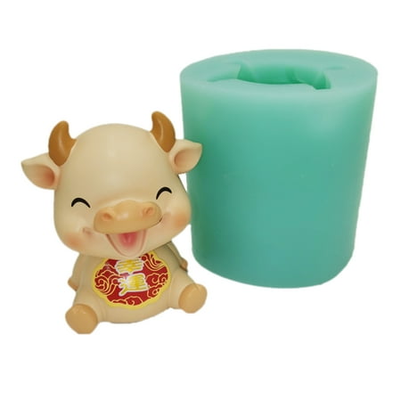 HESITONE 3D Cattle Silicone Mold Clay Soap Epoxy Mould Cake Chocolate Dessert Decorating
HESITONE 3D Cattle Silicone Mold Clay Soap Epoxy Mould Cake Chocolate Dessert Decorating