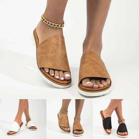 NECHOLOGY Flat Slide Sandals Women Women Sandals Fashion New Pattern Summer Solid Color Slip On Flat Flower Sandals Women Brown 9
NECHOLOGY Flat Slide Sandals Women Women Sandals Fashion New Pattern Summer Solid Color Slip On Flat Flower Sandals Women Brown 9
