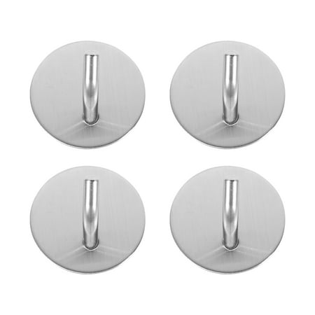 4pcs Self Adhesive Hooks Stainless Steel Sticky Hanger Waterproof Hanging Holder
4pcs Self Adhesive Hooks Stainless Steel Sticky Hanger Waterproof Hanging Holder