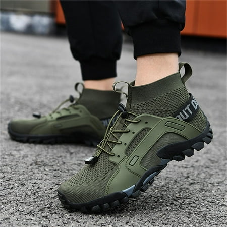 Ykohkofe Fashion Summer And Autumn Men Sneakers Hiking Shoes Non Slip Sole Mesh Breathable Elastic Lace Up Middle Top
Ykohkofe Fashion Summer And Autumn Men Sneakers Hiking Shoes Non Slip Sole Mesh Breathable Elastic Lace Up Middle Top