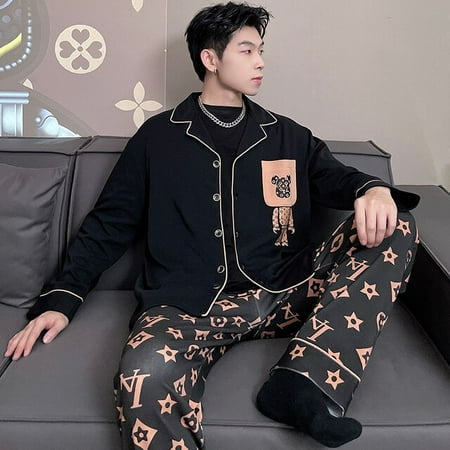 QWZNDZGR Winter Pajamas For Couples High-quality Light Luxury Cotton Men Pajama Sets Long sleeve Sleepwear Fashion Male Loungewear Sleep
QWZNDZGR Winter Pajamas For Couples High-quality Light Luxury Cotton Men Pajama Sets Long sleeve Sleepwear Fashion Male Loungewear Sleep