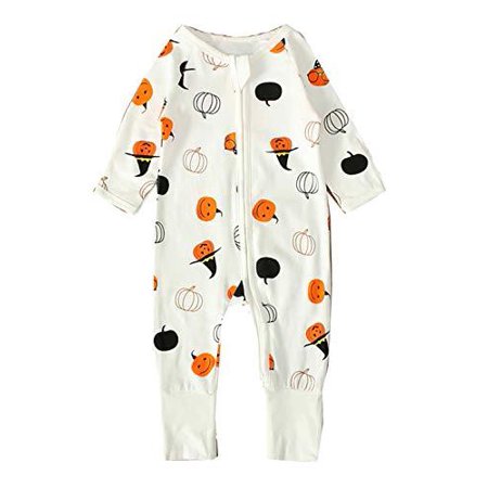 Styles I Love Unisex Baby Boys Girls Cute Little Witch Pumpkin Print Long Sleeve Zipper Romper Halloween Autumn Outfit
Styles I Love Unisex Baby Boys Girls Cute Little Witch Pumpkin Print Long Sleeve Zipper Romper Halloween Autumn Outfit