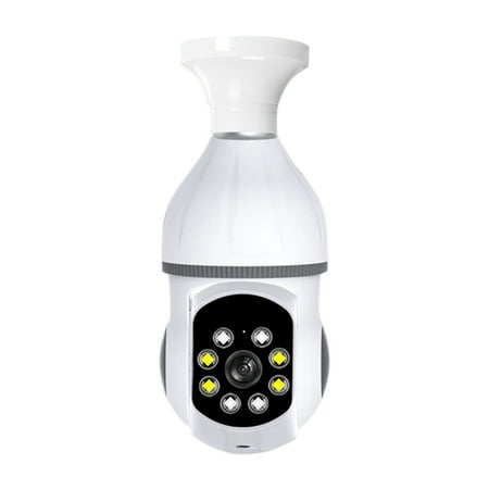 EJWQWQE 2MP WiFi Light Bulb Camera 1080P Pan Tilt Wireless 2.4G & 5G Dual Band Wifi Panoramic Camera Security Cameras With Vision Human Motion Detection And Alarm
EJWQWQE 2MP WiFi Light Bulb Camera 1080P Pan Tilt Wireless 2.4G & 5G Dual Band Wifi Panoramic Camera Security Cameras With Vision Human Motion Detection And Alarm