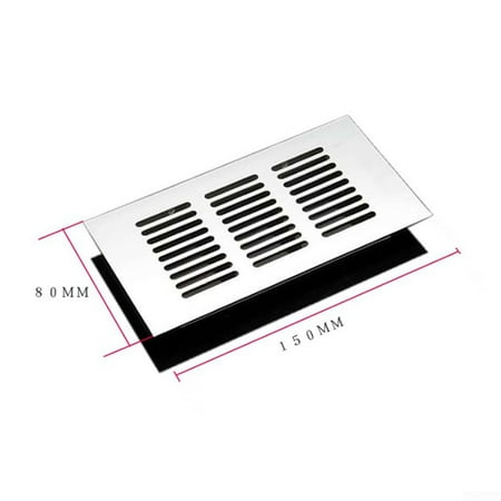 80*150-400mm Aluminium Air Vent Silver Louvred Grill Ventilation Grille Cover
80*150-400mm Aluminium Air Vent Silver Louvred Grill Ventilation Grille Cover