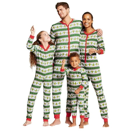 ZXZY Christmas Family Fitted Jumpsuits Pajamas Striped Printing Autumn Winter Sleepwear
ZXZY Christmas Family Fitted Jumpsuits Pajamas Striped Printing Autumn Winter Sleepwear