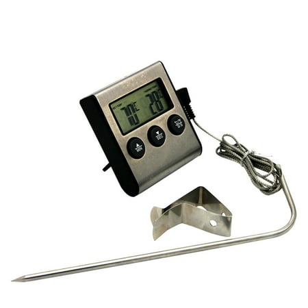 HOMEMAXS 1 Set BBQ Thermometer Baking Oven Kitchen Food Thermometer with Clip (Silver)
HOMEMAXS 1 Set BBQ Thermometer Baking Oven Kitchen Food Thermometer with Clip (Silver)