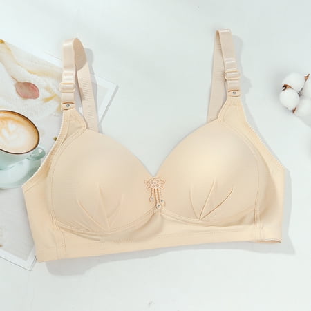 Danhjin Bras for Women Womens Plue Size Adjustable Full Cup No Steel Ring Cotton Breathable Underwear Bralettes for Women with Support - Summer Savings Clearance
Danhjin Bras for Women Womens Plue Size Adjustable Full Cup No Steel Ring Cotton Breathable Underwear Bralettes for Women with Support - Summer Savings Clearance