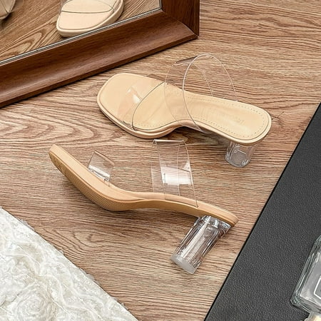 HHH Summer 2024 New Platform Transparent Sandals Women s with Chunky Heel High Heels Simple Crystal Sandals All-Matching
HHH Summer 2024 New Platform Transparent Sandals Women s with Chunky Heel High Heels Simple Crystal Sandals All-Matching