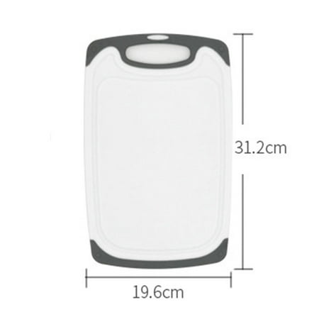Kitchen Cutting Board Juice Grooves with Easy-Grip Handles BPA-Free Non-Porous Dishwasher Safe New
Kitchen Cutting Board Juice Grooves with Easy-Grip Handles BPA-Free Non-Porous Dishwasher Safe New