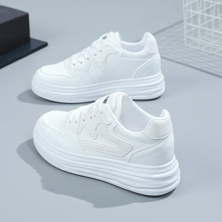 Women‘s Platform Colorblock Skate Shoes Casual Round Toe Breathable Lace Up Sports Shoes Lightweight Low Top Sneakers
Women‘s Platform Colorblock Skate Shoes Casual Round Toe Breathable Lace Up Sports Shoes Lightweight Low Top Sneakers