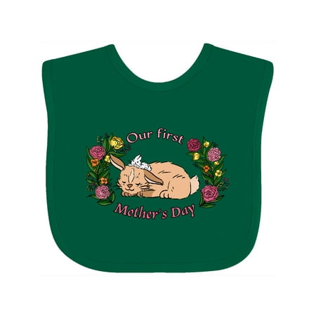 Inktastic Our First Mother s Day - Cute Bunnies with Flowers Gift Baby Boy or Baby Girl Bib
Inktastic Our First Mother s Day - Cute Bunnies with Flowers Gift Baby Boy or Baby Girl Bib