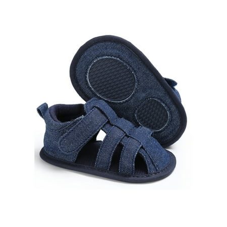 Baby Summer Sandals Boy s Soft Sole Cute Non-Slip Stick On Design Hollow Wild Fashion Foot Wear for Toddlers Girls Blue 0-6 Months
Baby Summer Sandals Boy s Soft Sole Cute Non-Slip Stick On Design Hollow Wild Fashion Foot Wear for Toddlers Girls Blue 0-6 Months