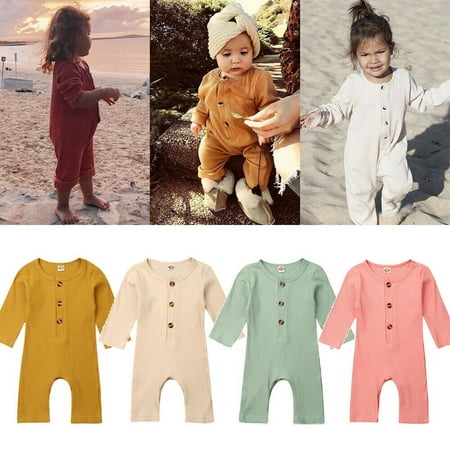 Newborn Baby Boy Girl Long Sleeve Rompers Jumpsuit Solid Color Bodysuit Clothing 1Pcs Outfits 0-18M
Newborn Baby Boy Girl Long Sleeve Rompers Jumpsuit Solid Color Bodysuit Clothing 1Pcs Outfits 0-18M