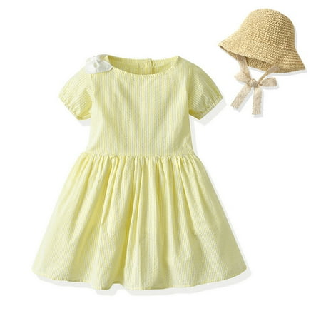 nsendm Kids Toddler Baby Girls Spring Summer Solid Cotton Short Sleeve Princess Dress Hat Clothes Reversible Sequin Dress Kids Dress Yellow 2-3 Years
nsendm Kids Toddler Baby Girls Spring Summer Solid Cotton Short Sleeve Princess Dress Hat Clothes Reversible Sequin Dress Kids Dress Yellow 2-3 Years