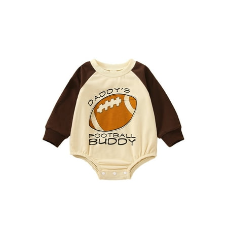 Bagilaanoe Newborn Baby Girl Boy Oversized Romper Sweatshirt Long Sleeve Bodysuit Letter Rugby Print Pullover 6M 12M 18M 24M Infant Casual Tee Tops
Bagilaanoe Newborn Baby Girl Boy Oversized Romper Sweatshirt Long Sleeve Bodysuit Letter Rugby Print Pullover 6M 12M 18M 24M Infant Casual Tee Tops