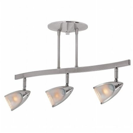 52030-BS-OPL Comet 3 Light Semi Flush - Brushed Steel