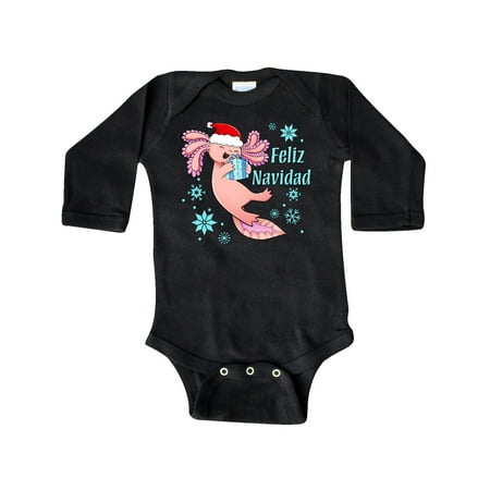 Inktastic Feliz Navidad Cute Axolotl in Santa Hat with Snowflakes Gift Baby Boy or Baby Girl Long Sleeve Bodysuit
Inktastic Feliz Navidad Cute Axolotl in Santa Hat with Snowflakes Gift Baby Boy or Baby Girl Long Sleeve Bodysuit