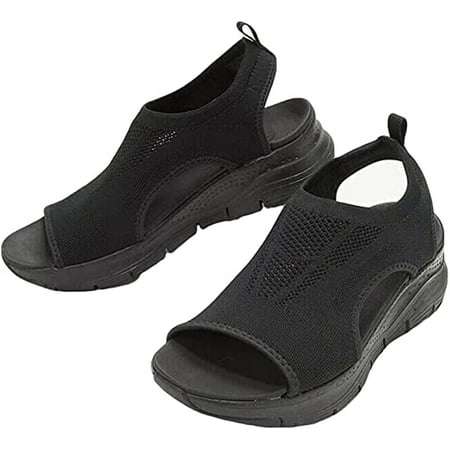 Summer Washable Slingback Orthopedic Slide Sport Sandals Comfy Knit Thick Bottom Fish Mouth Casual Sandals Mesh Soft Sole Casual Women s Shoes
Summer Washable Slingback Orthopedic Slide Sport Sandals Comfy Knit Thick Bottom Fish Mouth Casual Sandals Mesh Soft Sole Casual Women s Shoes