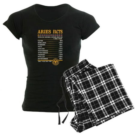 CafePress - Aries Facts Pajamas - Women s Dark Pajamas