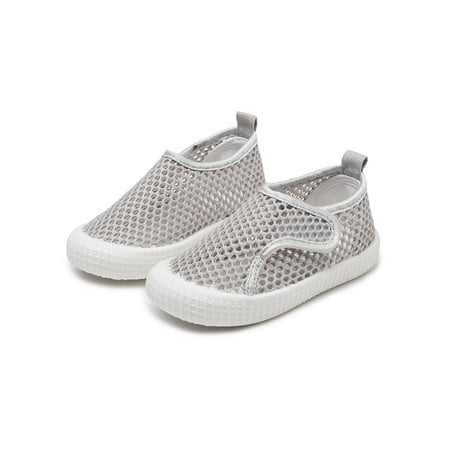 Daeful Children Shoes Magic Tape Flats Mesh Casual Sneakers Beach Non-slip Fashion Cutout Walking Shoe Gray 9C
Daeful Children Shoes Magic Tape Flats Mesh Casual Sneakers Beach Non-slip Fashion Cutout Walking Shoe Gray 9C