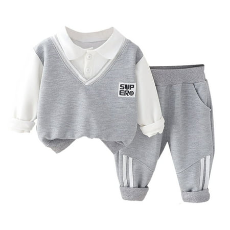 Zhuashum Clothes For Baby Boys Girls 12-18 Months Toddler Warm Outfit Children S Sleeveless Vest Suit Baby Winter Three Piece Outfits Child Long Sleeve Sweatshirt Trousers Sets Cute Outfits Grey
Zhuashum Clothes For Baby Boys Girls 12-18 Months Toddler Warm Outfit Children S Sleeveless Vest Suit Baby Winter Three Piece Outfits Child Long Sleeve Sweatshirt Trousers Sets Cute Outfits Grey