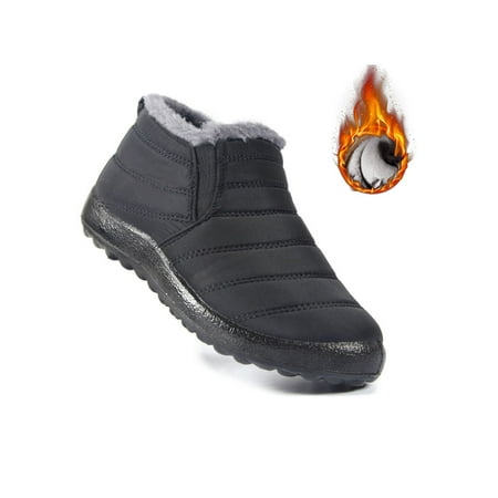 Ferndule Womens Winter Boot Slip On Warm Booties Plush Lined Snow Boots Non-slip Comfort Casual Shoes Driving Ankle Bootie Waterproof Slip-Resistant Black 6
Ferndule Womens Winter Boot Slip On Warm Booties Plush Lined Snow Boots Non-slip Comfort Casual Shoes Driving Ankle Bootie Waterproof Slip-Resistant Black 6