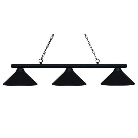 Island Lighting 3 Light With Matte Black Finish Steel Medium Base Bulb 14 inch 300 Watts
Island Lighting 3 Light With Matte Black Finish Steel Medium Base Bulb 14 inch 300 Watts