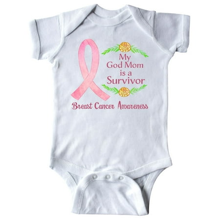 Inktastic My God Mom is a Survivor Breast Cancer Awareness Gift Baby Boy or Baby Girl Bodysuit
Inktastic My God Mom is a Survivor Breast Cancer Awareness Gift Baby Boy or Baby Girl Bodysuit