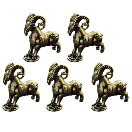 HEMOTON 5pcs Desktop Copper Ornament Home Brass Goat Decoration Photo Prop (Golden)
HEMOTON 5pcs Desktop Copper Ornament Home Brass Goat Decoration Photo Prop (Golden)