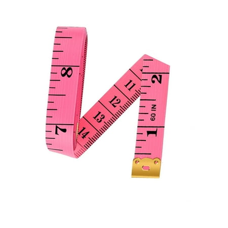 Tape Measure Measuring Tape for Body Sewing Tailor Fabric Cloth Weight Loss Craft Supplies Soft Flexible Fiberglass Ruler Dual Scale Measurement Tape (Pink 60 INCH / 150 cm)
Tape Measure Measuring Tape for Body Sewing Tailor Fabric Cloth Weight Loss Craft Supplies Soft Flexible Fiberglass Ruler Dual Scale Measurement Tape (Pink 60 INCH / 150 cm)