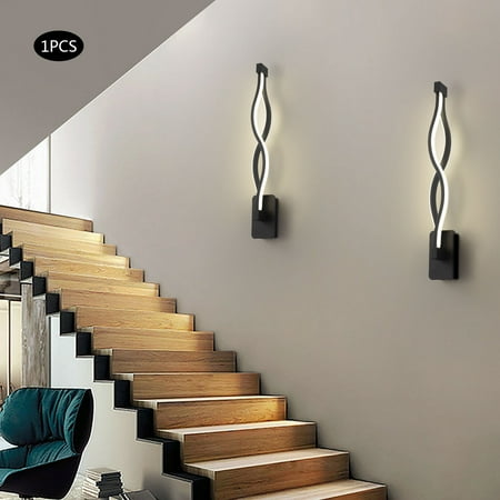 Modern Black LED Wall Light Lamp Dimmable 16.14×2.56 Wavy Wall Sconce Lighting
Modern Black LED Wall Light Lamp Dimmable 16.14×2.56 Wavy Wall Sconce Lighting