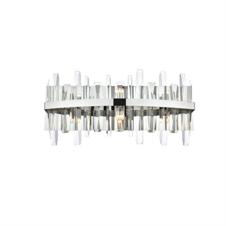 Serena 24 inch crystal bath sconce in chrome
Serena 24 inch crystal bath sconce in chrome
