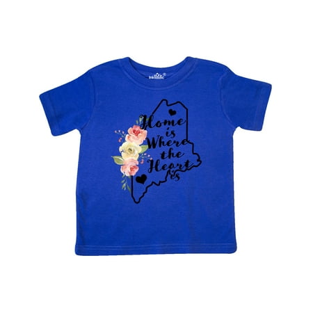 Inktastic Maine Home is Where the Heart is with Watercolor Floral Gift Toddler Boy or Toddler Girl T-Shirt
Inktastic Maine Home is Where the Heart is with Watercolor Floral Gift Toddler Boy or Toddler Girl T-Shirt